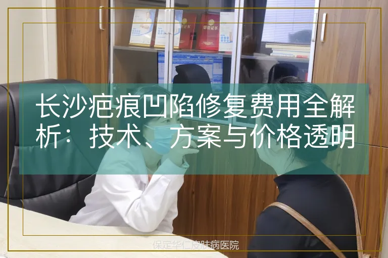 长沙疤痕凹陷修复费用全解析:技术、方案与价格透明化指南